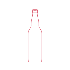 Objects Beverage Containers Beer Bottle 22Oz Bomber Sticker Svg Vector, Free Vectors File